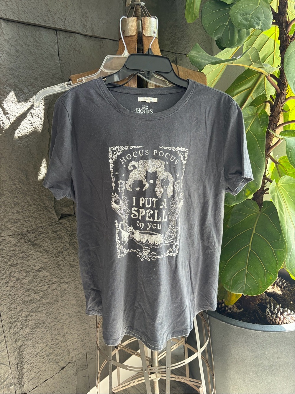Woman’s Black Graphic Tee - 'I Put a Spell On You'